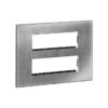 MYRIUS Cover Plate with Support Frame-12 Module-Sonic Silver | Legrand