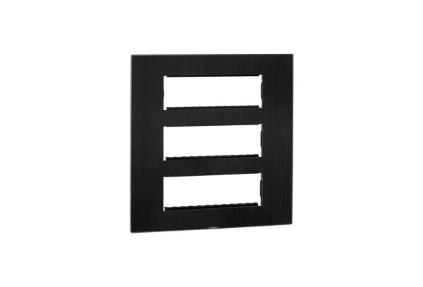 lg-679618-web-r.jpg MYRIUS Cover Plate with Support Frame-18 Module-Dark Fade | Legrand
