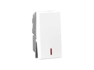 Allzy 16A-Switch-SP-1 Way-with Indicator-1 Module-White | Legrand