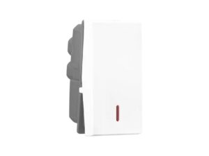 Allzy 20A-Switch-SP-1 Way-with Indicator-1 Module-White | Legrand