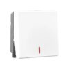 Allzy 20A-Switch-SP-1 Way-with Indicator-2 Module-White | Legrand