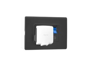 Allzy Power Unit with 20A SP MCB & 16A Plug-3 Module-Matt Black | Legrand