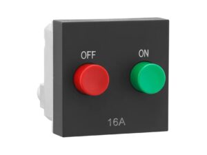 Allzy 16A-Motor Starter-2 Module-Matt Black | Legrand