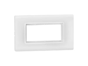 Allzy Cover Plate with Frame-4 Module-White | Legrand