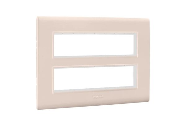 Allzy Cover Plate with Frame-12 Module-Rose Gold | Legrand