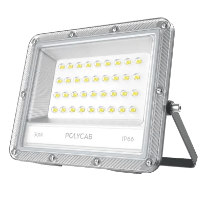 lp1701030cw_img_01.png Polycab Gleer LED Flood Light LP1701-030CW | 30W 6500K – Bright White, Durable & Energy Efficient