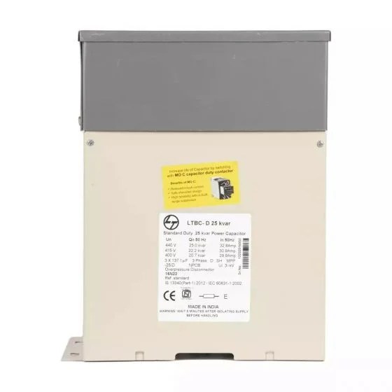 ltbcd325b2_25_kvar-bx_std_cap440v3_ph0_front.jpg Standard Duty Box Capacitor 13.2 kVAr 525 VAC | L&T