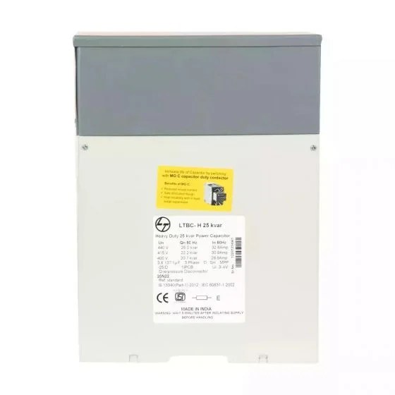Heavy Duty Box Capacitor 1 kVAr 440 VAC | L&T