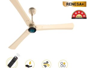 Atomberg Renesa+ 1200 mm BLDC Ceiling Fan with Remote Control & LED Indicators | Metallic Gold