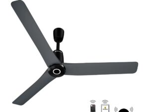 Atomberg Aris Contour Smart 1200 mm BLDC Ceiling Fan with IoT, Remote Control & Ring Light LED for Speed Indication | Regent Grey