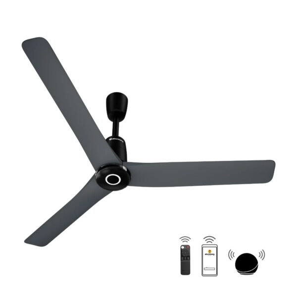 pli_1_3.jpg Atomberg Aris Contour Smart 1200 mm BLDC Ceiling Fan with IoT, Remote Control & Ring Light LED for Speed Indication | Regent Grey