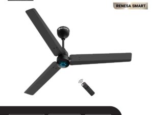 Atomberg Renesa Smart 1200 mm BLDC Ceiling Fan with IoT, Remote Control & LED Indicators | Midnight Black