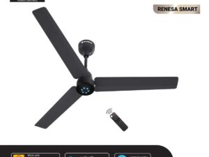 Atomberg Renesa Smart 1200 mm BLDC Ceiling Fan with IoT, Remote Control & LED Indicators | Pebble Grey