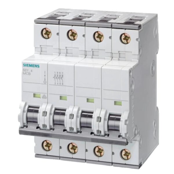 5SL74327RC | Betagard MCB 32 A, 4 Pole, 15 kA, C-Curve – Siemens