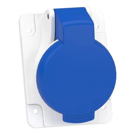 16A 2P+E Socket Straight IP67 | L&T
