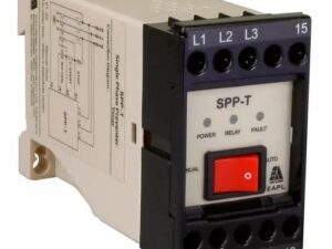 SPP-T | Phase fail, reverse, unbalance, Single Phase Preventer Selfpwrd,3P3W Din Rail Mount Rly1C/O TDT Factoryset EAPL