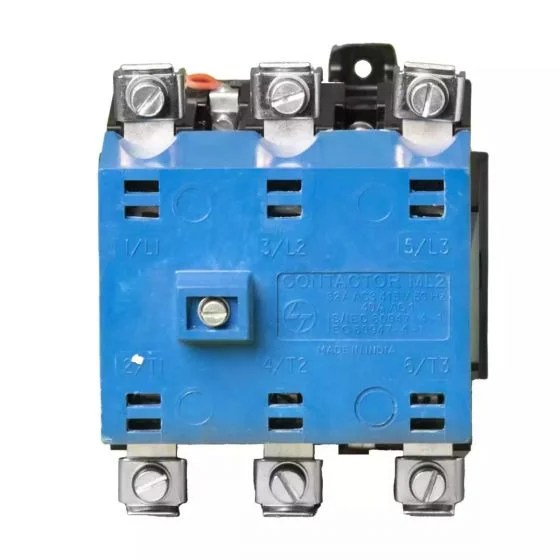 ML Contactor 32A 3P 415V AC In Built 2NO+2NC AC-3 220V AC Coil 50 Hz | L&T
