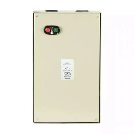 ss95890doco_mu1fasd_415v_1321a_for_submersible_pump_front.jpg Three Phase Fully Automatic Star Delta Starter,MU1 FASD,15 HP (SS95890DOCO) | L&T