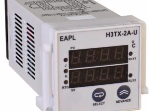 H3TX-2U | Dimension: 48×48, 1set point, 2display 1Rly c/o, J/K/PT-100 EAPL