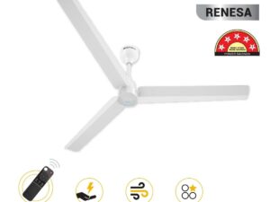 Atomberg Renesa 1400 mm BLDC Ceiling Fan with Remote Control & LED Indicators | White