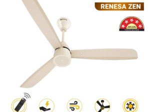 Atomberg Renesa Zen 1200 mm BLDC Ceiling Fan with Remote Control | Seasand Ivory