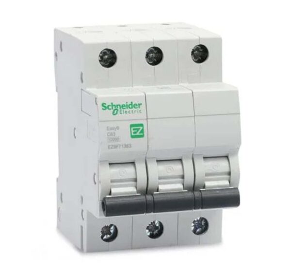 01_34f58079-5b37-499f-8950-559b89a921c7-1.jpg Schneider Electric Easy 9 3 Pole MCB - 6kA