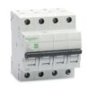 Schneider Electric Easy 9 4 Pole MCB - 6kA