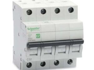 Schneider Electric Easy 9 4 Pole MCB - 6kA