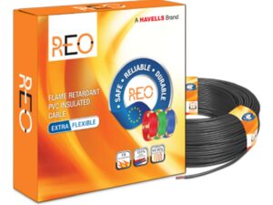 Havells Reo Flame Retardant PVC Insulated Cable - Black
