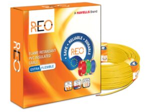 Havells Reo Flame Retardant PVC Insulated Cable - Yellow