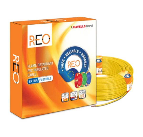 05-1.jpg Havells Reo Flame Retardant PVC Insulated Cable - Yellow