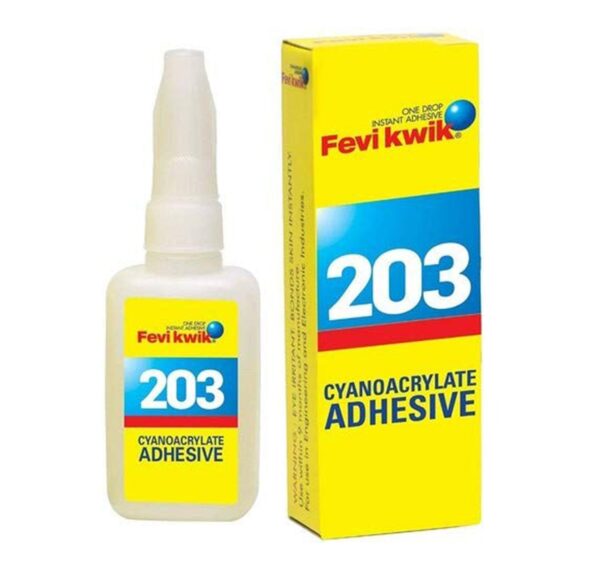 FeviKwik203CyanoacrylateAdhesiveGlueExtraStrong-1.jpg Fevi Kwik 203 Cyanoacrylate Adhesive Glue Extra Strong