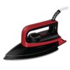 GM Alpha Dry Iron Box With Dual Layer Non-Stick Coated - 1000W, Red