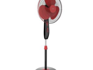 GM Livo Plus Pedestal Fan 400mm NS - Red Black