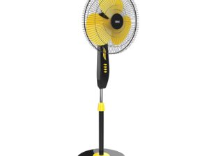GM Livo Plus Pedestal Fan 400mm NS - Yellow Black