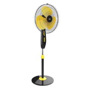 GM Livo Plus Pedestal Fan 400mm NS - Yellow Black