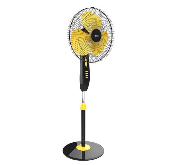 GMLivoPlusPedestalFan400mmNS-YellowBlack-1.jpg GM Livo Plus Pedestal Fan 400mm NS - Yellow Black