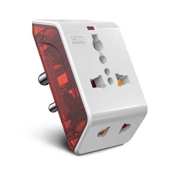 GM Spice 5 AMP 3 Pin Multi Plug With Indicator LED Adapter 3017