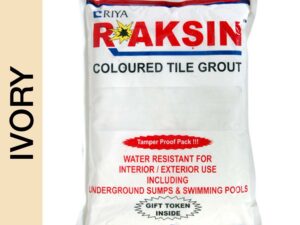 Riya Raksin Coloured Waterproof Tile Grout - Ivory, 1kg