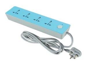 Havells Reo Bluenova 4 Way Surge & Spike Guard with 4 Meter Cable