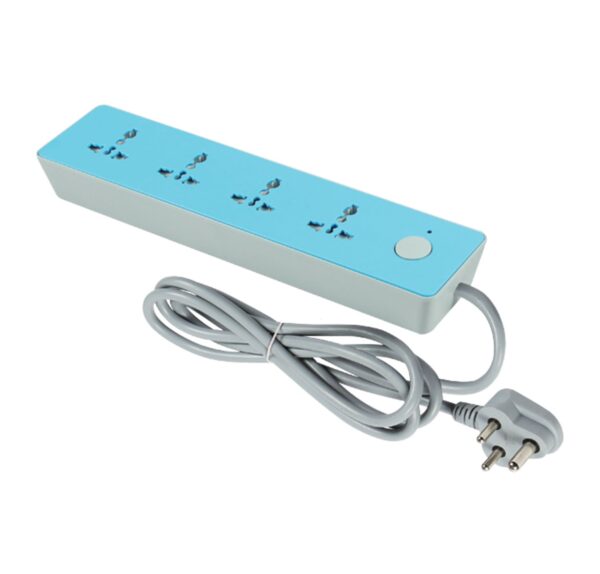 Main_320f20f1-7d1a-4248-bd54-e4510595b617-1.jpg Havells Reo Bluenova 4 Way Surge & Spike Guard with 4 Meter Cable
