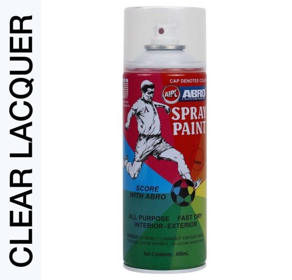 Main_33fed489-cab8-4871-b1fe-f88cb6465000-1.jpg Abro Spray Paint Clear Lacquer - 400ml