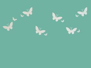 Asian Paints Wall Fashion Stencil Design - Butterfly