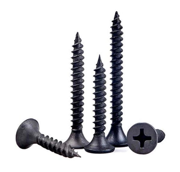 Main_46d6aebf-afa8-45c8-a251-b55d4470008a-1.jpg Nakoda Drywall Screws Bugle Head Philips Fine Thread Black Phosphated - 3.5mm x 25mm