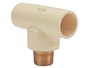 Ashirvad CPVC Brass Tee with Reducing Male Adapter Brass Threaded - MABT