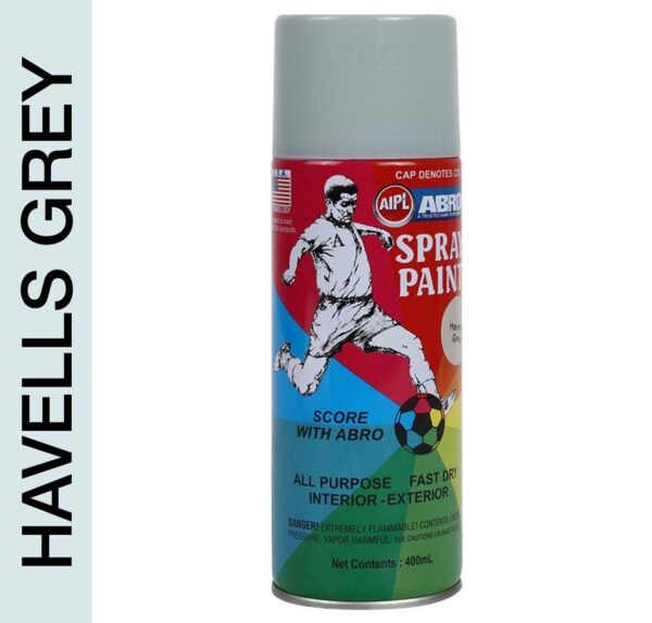 Main_55f6c237-9882-4940-8196-b4a4eada2e54-1.jpg Abro Spray Paint Havells Grey - 400ml
