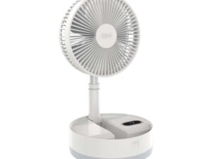 GM Air Foldable 180 Battery Operated Personal Table Fan - 150mm - White