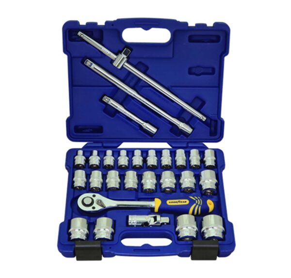 Main_bcb1e9b3-4d04-4fc1-bd39-bacebdf7e855-1.jpg Goodyear 1/2" Drive Socket Bit Sets 27 PC