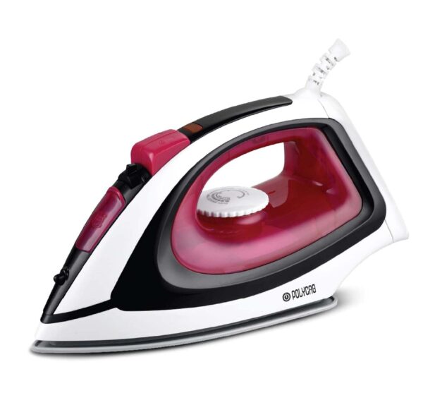 Main_df04dfe9-0842-4e6b-ada3-b8fef58cc86a-1.jpg Polycab Stunner Si-02 with Steamer & Non-Stick Coating Iron - 1600W