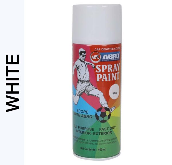 Main_e6fe285c-f3b4-41b2-a1af-c18440afbb7a-1.jpg Abro Spray Paint White - 400ml